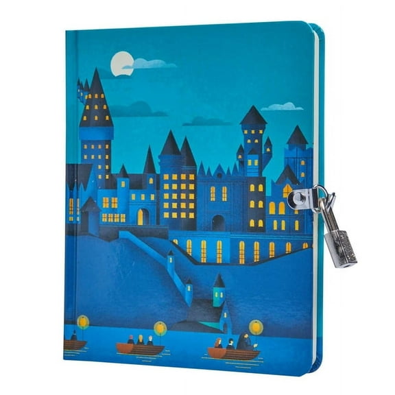 Insight Editions: Muti Harry Potter Hogwarts Castle Glow in the Dark Lock & Key Diary, 192 Pages