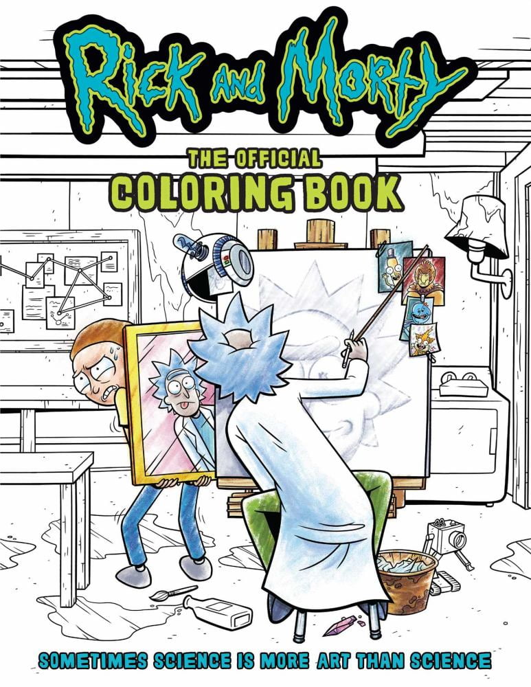 Insight Insight Editions: Rick and Morty: the Official Coloring Book: Sometimes Science Is More Art Than Science (Paperback)