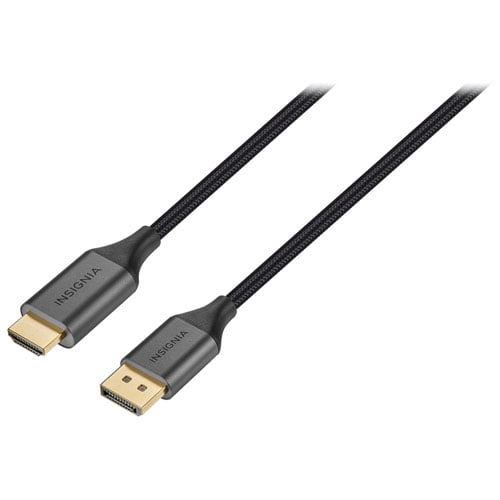 Insignia 1.83m (6 ft.) DisplayPort to 4K Ultra HD HDMI Cable (NS-PCDPHD6-C)