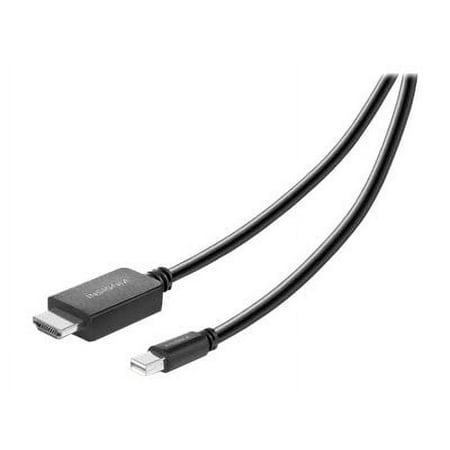 Insignia™ - 10’ Mini DisplayPort to HDMI Cable - Black