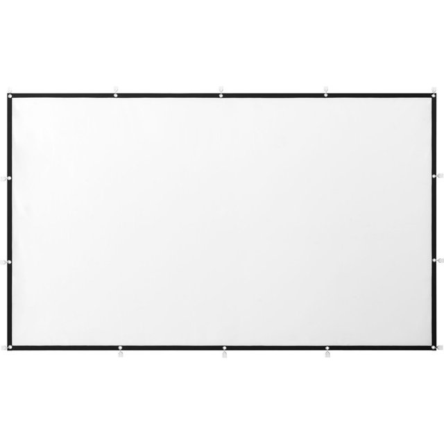 Insignia™ 100"" Home Theater Portable Folding Projector Screen White