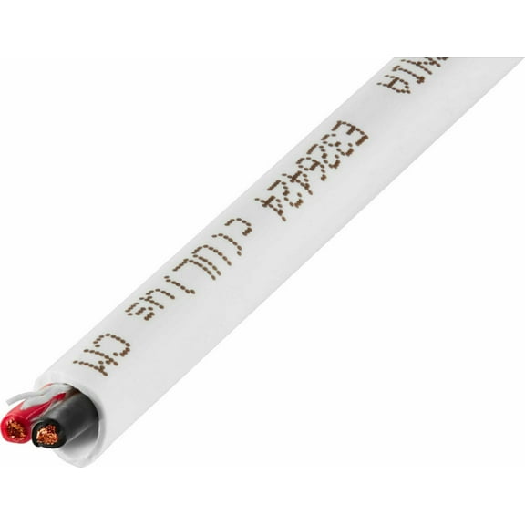 Insignia - 100' In-wall Rated Speaker Cable - White- new (bb)