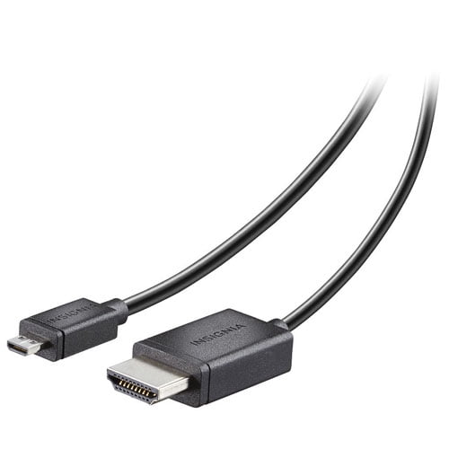 Insignia 2.4m (8 ft.) HDMI to Micro HDMI Cable Black