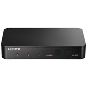 Insignia 3-Port 4K HDMI Switch   4K Ultra HD HDMI Selector with 3 Inputs to 1 Output   Black