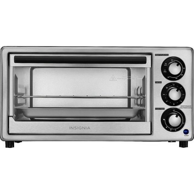 Insignia™ 4Slice Toaster Oven Stainless Steel