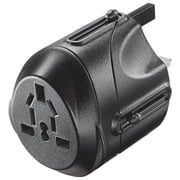 Insignia All-in-One Travel Adapter for Universal Sockets in North America, South America, Australia, Europe, Africa, Asia, Ireland, Singapore, China, Japan, New Zealand, Fiji