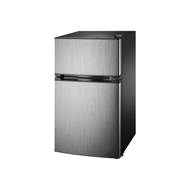 Insignia NSCF30SS9 3.0 Cu. Ft. Mini Fridge with Top Freezer Stainless steel