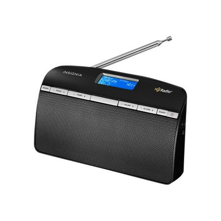 Insignia™ - Tabletop FM/HD Radio - Black