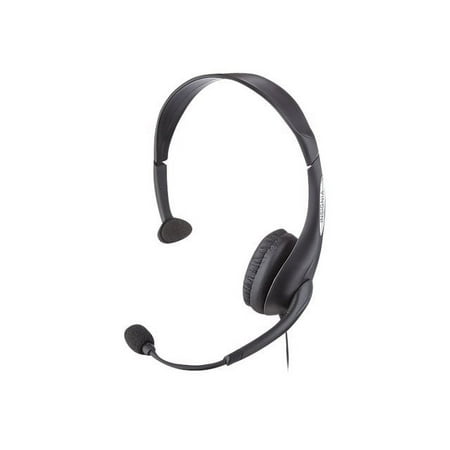 Insignia™ - On-Ear Analog Mono Headset - Black