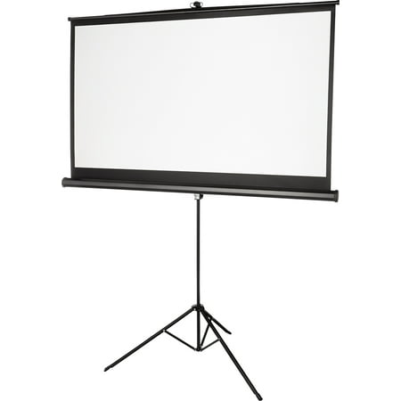 Insignia™ - 75" Tripod Projector Screen - Black/White