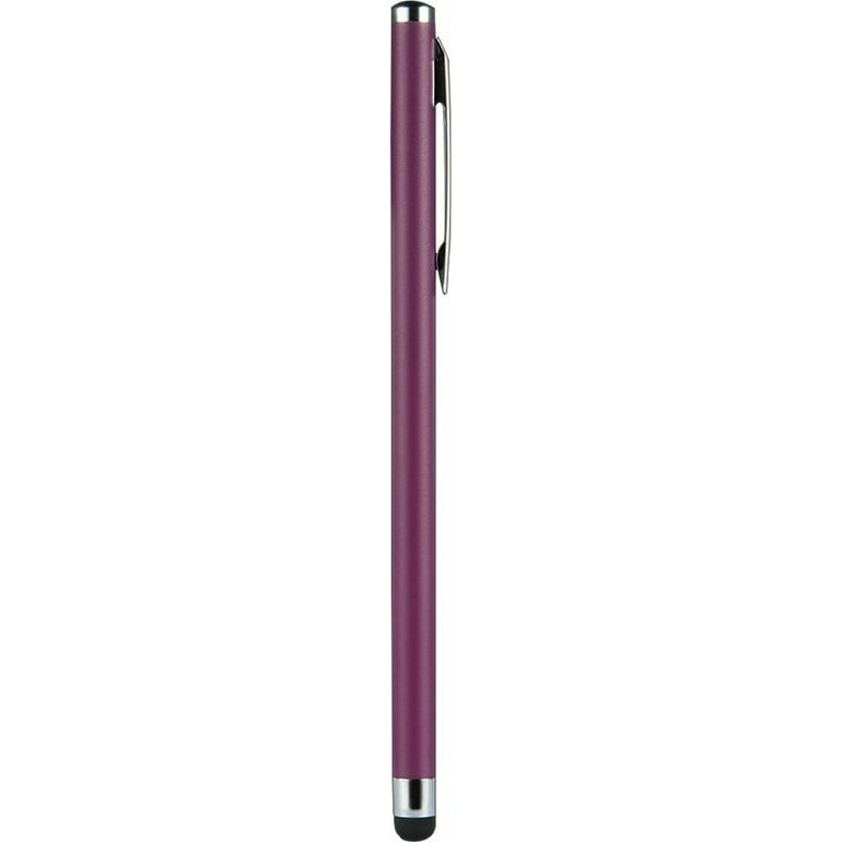 Insignia - Slim Stylus Ergonomic Stainless Steel Maroon NS