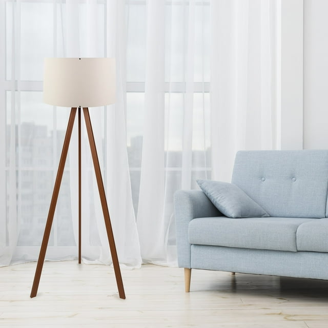 Insignio - Fancy - Ecru, Brown Floor Lamp