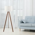 thumbnail image 1 of Insignio - Fancy - White, Brown Floor Lamp, 1 of 4
