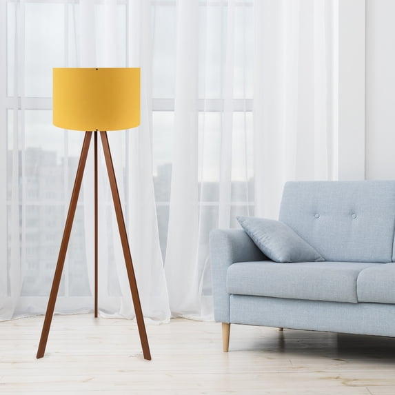 Insignio - Fancy - Yellow, Brown Floor Lamp