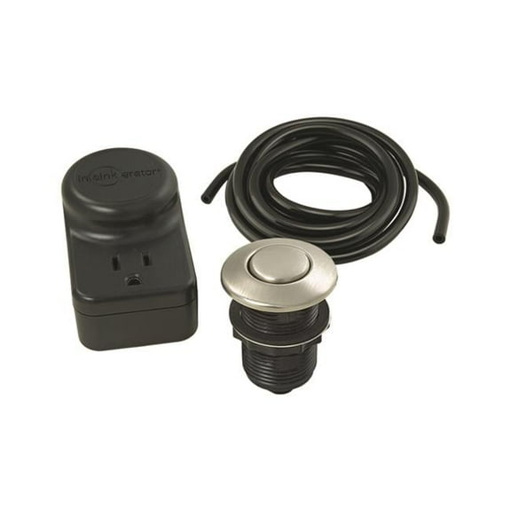 Insinkerator Garbage Disposal Sink Top Switch - Satin Nickel
