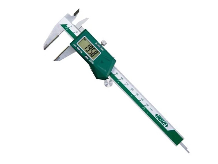 Insize 1110-300B Digital Caliper with Carbide Tipped Jaws Range 0-300mm/0-12