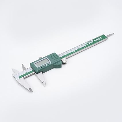Insize Digital Basic Vernier Calliper, 150mm Measuring Range, Green