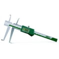thumbnail image 1 of Insize ELECTRONIC INSIDE GROOVE CALIPER, upper jaw .35-6"/9-150mm, lower jaw .59-6"/15-150mm, 1 of 6