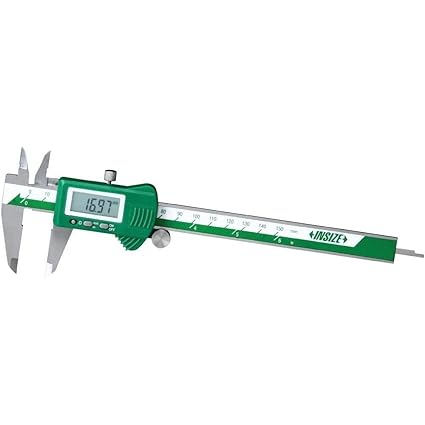 Insize Stainless Steel Digital Vernier Caliper 150 mm /6-Inches LCD Display Pack of 1