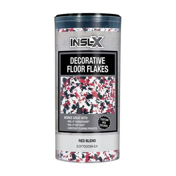 Insl-X  Flat Red Blend Decorative Color Flakes & Chips, 10 oz