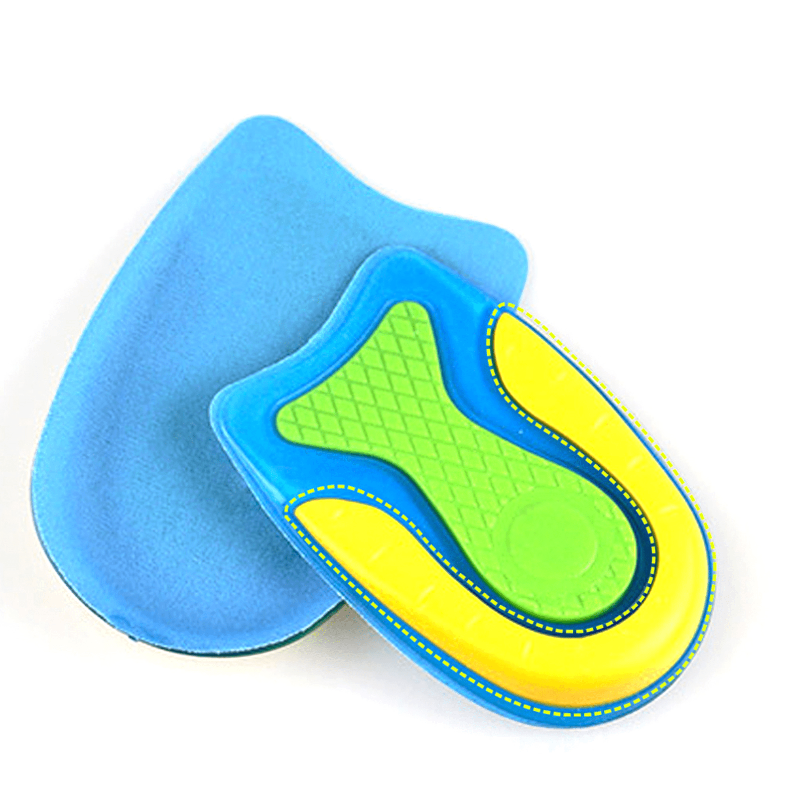 Insoles,Heel Pad,Orthopedic Insole to Protect Your Heel Pain and Relieve Heel Spurs, Plantar Fasciitis, Tendonitis in Your Shoes(Size L)