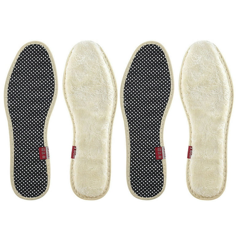 Insoles Inserts Shoe Winter Warm Wool Shoes Fluffy Boot Plush