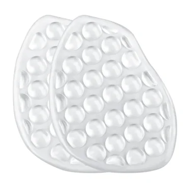 Insoles Ladies High Heel Shoe Insole Female Half Pad Reduces Friction Pain Silicone Forefoot Pad Anti-skid Foot Care Pads TK601-1