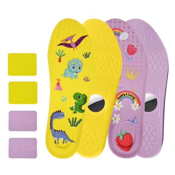 Insoles for Airtag Hidden Holder, Tracker Devise Case for Kids, Comfortable Inserts for Shoes,Cute Cartoon Patern