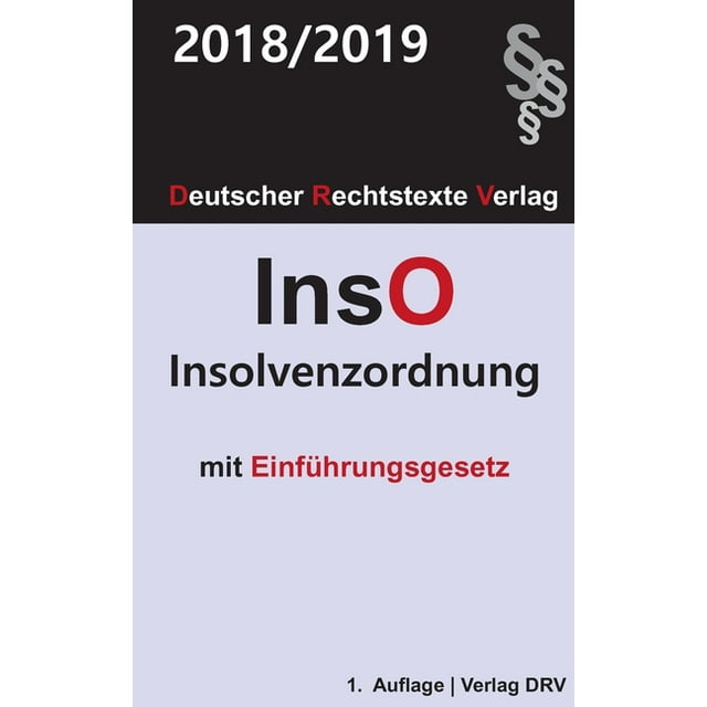 Insolvenzordnung: InsO mit Einführungsgesetz (Paperback)