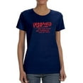 thumbnail image 1 of Insomnia Stop Thinking T-Shirt Women -Image by Shutterstock, Female 4X-Large, 1 of 4