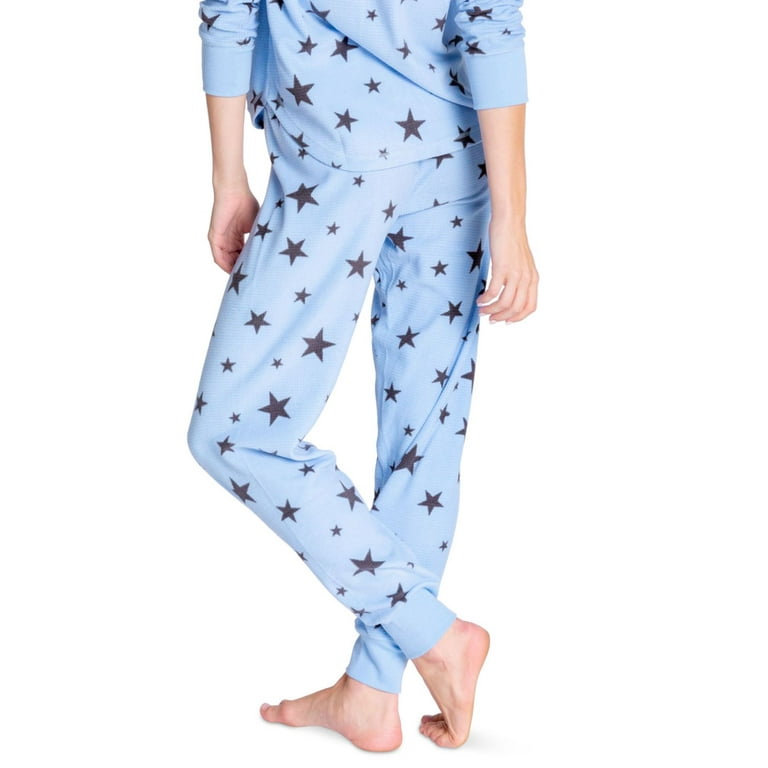 Insomniax Womens Printed Velour Thermal Pajama Pants