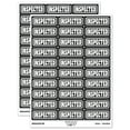 thumbnail image 1 of Inspected with Border Sticker Set - Black - Matte Finish - 1.75" Medium, 1 of 7