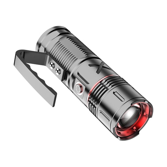 Inspection Flashlight with Checking Beam & Bright Lamp ModeType-C Rechargeable 4500mAh Handheld Light for Camping