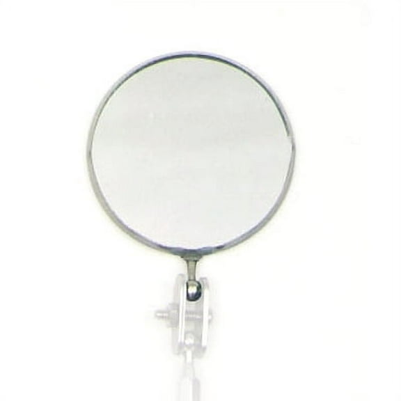 Inspection Mirror Head Assembly, Round, 3-1/4 In Dia | Bundle of 5 Each