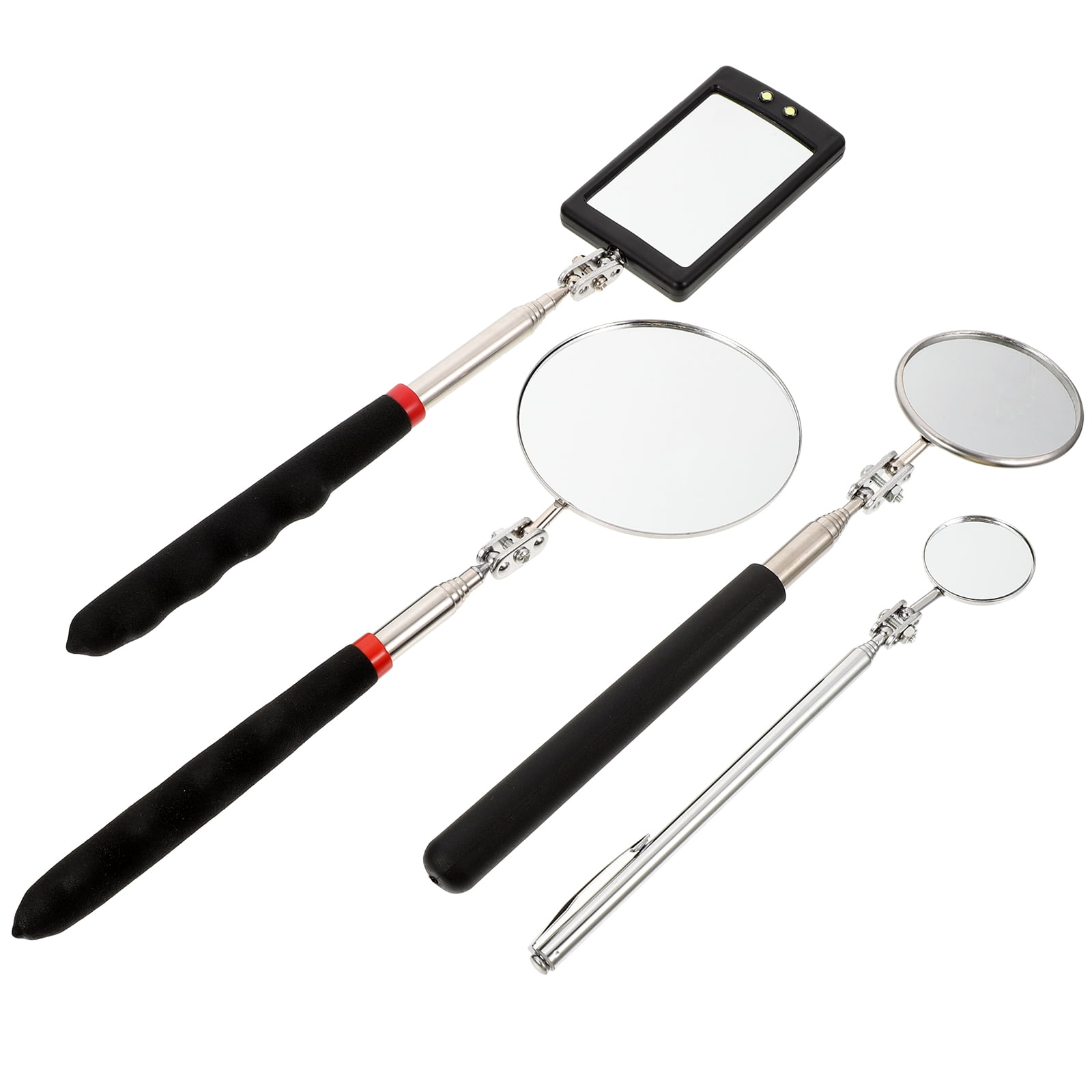 Inspection Mirror with Light Telescopic Hand Held Mirrors Lights