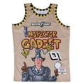 thumbnail image 1 of Inspector Gadget Men's Headgear Classics Embroidered Basketball Jersey (XXX-Large, Tan), 1 of 4
