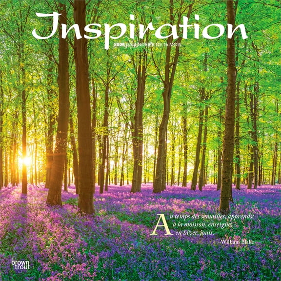 Inspiration | 2027 12x24" (Hanging) Wall Calendar | French Language