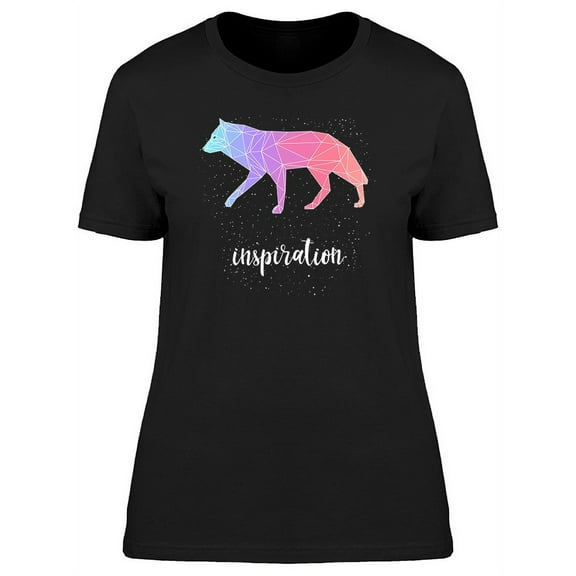 Inspiration Galaxy Wolf T-Shirt Women -Image by Shutterstock, Female Medium