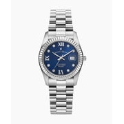 Jacques du Manoir Inspiration Roman II Blue Dial, Steel Bracelet