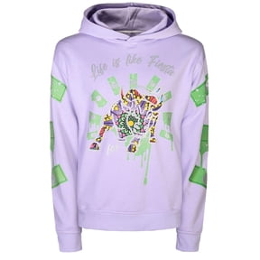 Fiesta Bull Reflective Affirmation Hoodie - Lavender