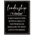 thumbnail image 1 of Inspirational 11x14in Black Framed Leadership Wall Art Motivational Positive Quote Sayings Office Home Decor Prints Encouraging Posters Painting, 1 of 7