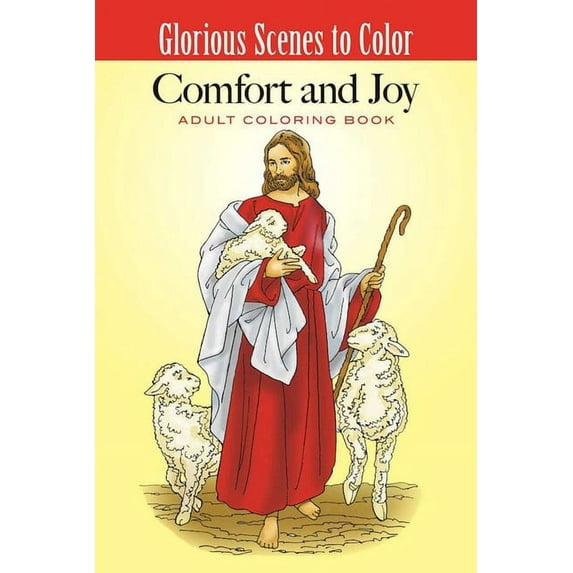 Inspirational Adult Coloring Books: Glorious Scenes to Color: Comfort and Joy (Paperback)
