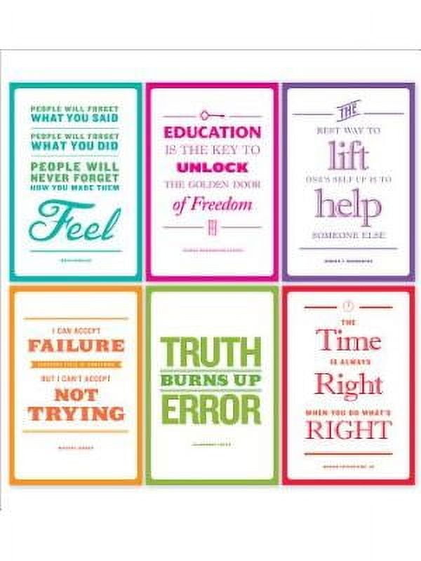 Motivational Quotes Poster Set with Colorful Designs