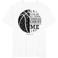 thumbnail image 1 of Inspirational Basketball Graphic T-Shirt for Faith and Motivation, 1 of 5