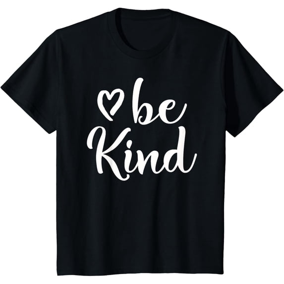 Inspirational, Be Kind T-Shirt. Kindness Tee T-ShirtMen and women, White Black T-shirt, size: Extra large S-4XL