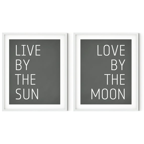 Inspirational Bedroom Canvas Decor (Set of 2 Unframed Wall Art, 11 x 14 inches )