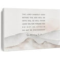 thumbnail image 1 of Inspirational Bible Verse Canvas Print Decor Watercolor Deuteronomy 31 : 8 Christian Wall Painting Posters 12\u201dX15\u201d Scripture Home Office Decoration (Framed)\u2026, 1 of 6