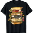 thumbnail image 1 of Inspirational Black History Month Book Lover Floral T-Shirt for Teachers, 1 of 5