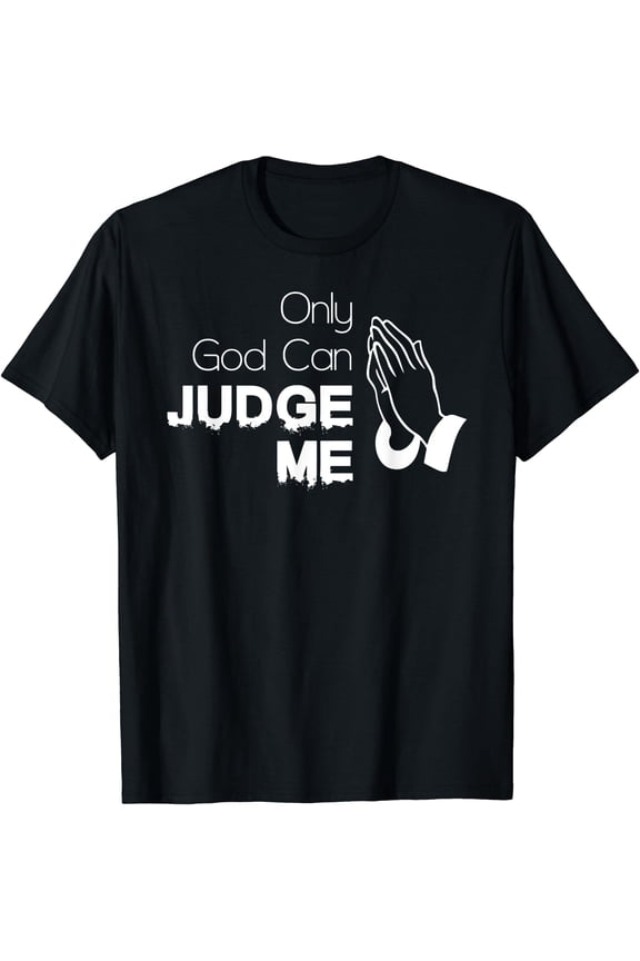 Inspirational Black Praying Hands Graphic T-Shirt for Faith and Spirituality