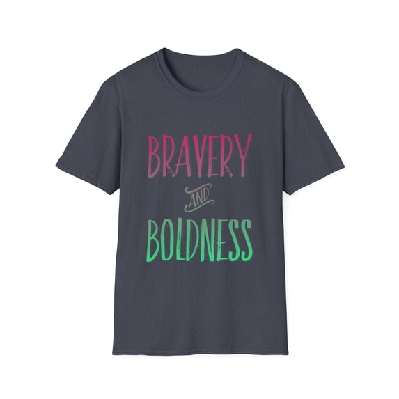 Inspirational Bravery Graphic Bold Shadow Apparel and More
